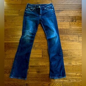 Silver bootcut jeans 32x33 stretch